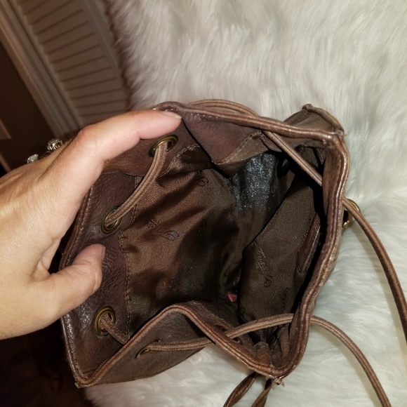 Vintage Fossil Backpack Purse - Picture 3 of 3